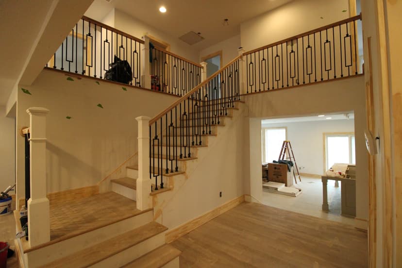 New construction painting project